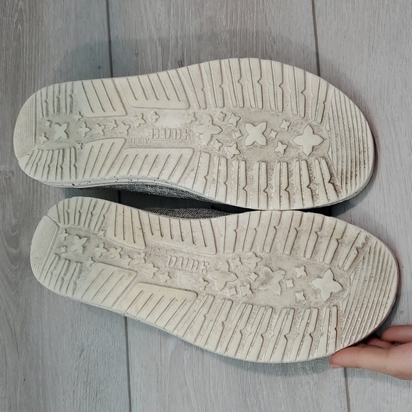 Hey Dude Womens Wendy L Linen Iron Loafer Slip on shoes sz 8 - Picture 10 of 11